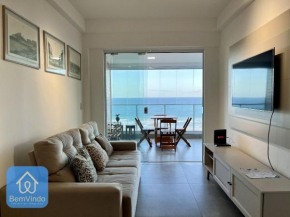 Quarto e Sala Vista Mar com Varanda na Orla